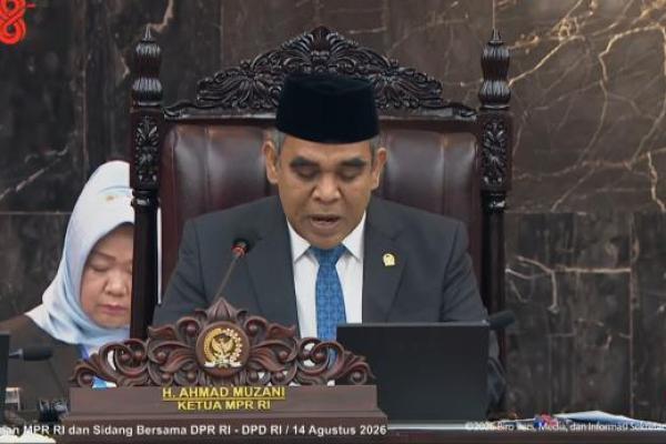 Sidang Tahunan MPR, Muzani: Demokrasi Tak Kuat dengan Saling Mencela