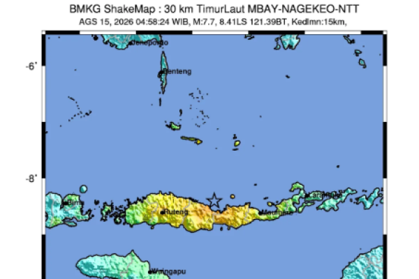 BNPB Minta Masyarakat Tetap Tenang dan Jauhi Pantai Pascagempa M 7,7 NTT