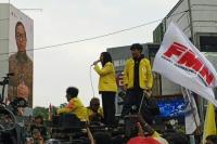 Demo BEM UI Diadang di Jalan MH Thamrin, Lalu Lintas Diblokade