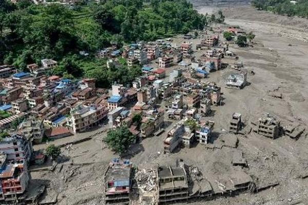 10 Ribu Keluarga Kehilangan Tempat Tinggal Imbas Banjir Bandang Nepal