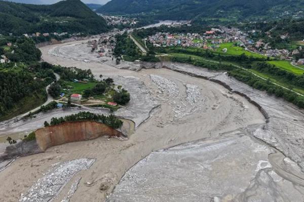 Korban Tewas Banjir Nepal Tembus 1.385 Orang, Ribuan Lainnya Masih Hilang