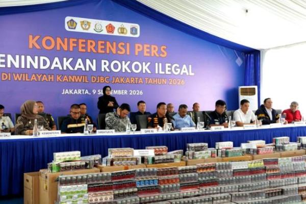 Rugikan Negara, Bea Cukai Jakarta Amankan 10,7 Juta Batang Rokok Ilegal 