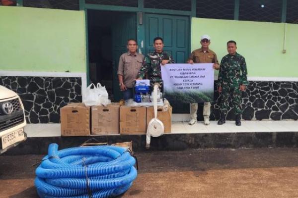 PT BMJ Serahkan Lima Unit Mesin Pemadam Karhutla di Kalbar
