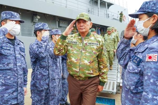 Menhan Apresiasi Bantuan Militer Jepang Tangani Karhutla Kalimantan