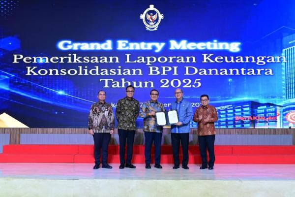 BPK Mulai Pemeriksaan Laporan Keuangan Konsolidasian BPI Danantara 2025