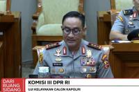 DPR Terima Surpres Pergantian Kapolri, Komjen Suyudi Jalani Tes