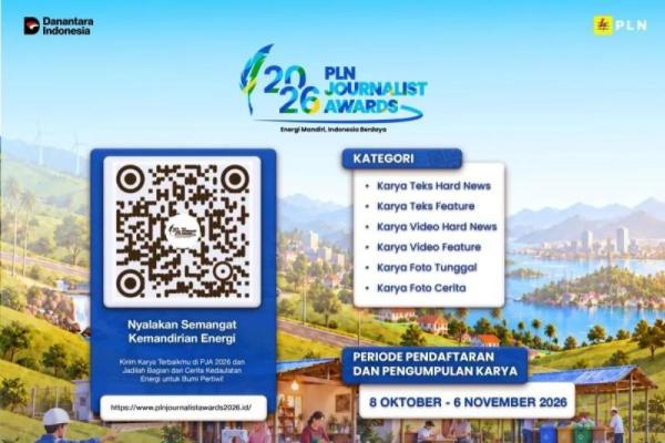 PLN Gelar PJA 2026, Ajak Jurnalis Suarakan Kemandirian Energi Nasional