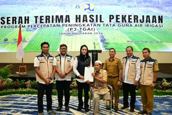 Sari Komit Perjuangkan Penambahan Program P3TGAI untuk Petani Lombok