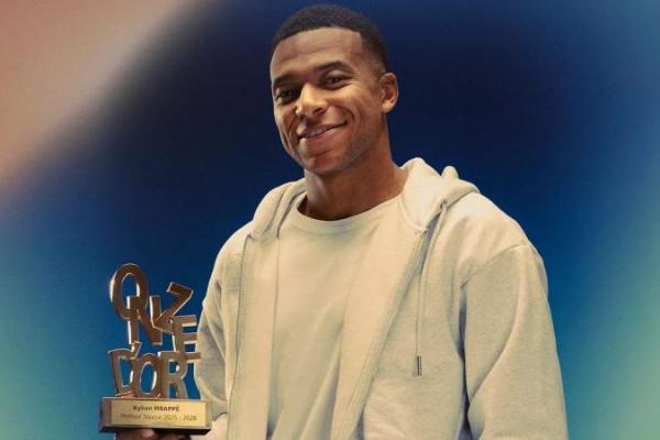 Kylian Mbappe Raih Onze d`Or 2026, Ungguli Dua Bintang Eropa