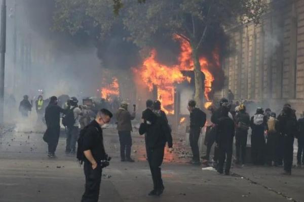 Prancis Siaga Jelang Demo 24 Oktober, Macron Batasi Aksi di Sejumlah Kota
