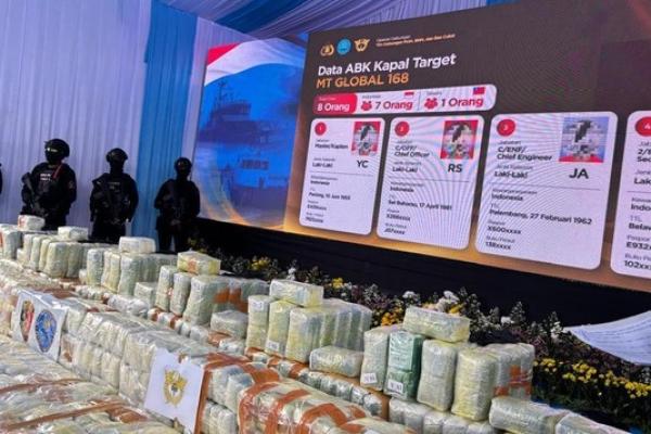 Malaysia Kirim Narkoba Ke Indonesia, Digagalkan Polri dan BNN