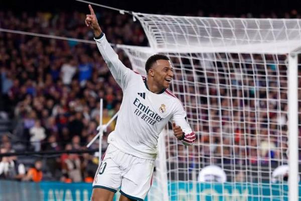 Kalahkan Barcelona, Kylian Mbappe Cetak Rekor Baru di Real Madrid